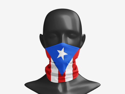 Puerto Rico Neck Gaiter - CaribeHeart Puerto Rico